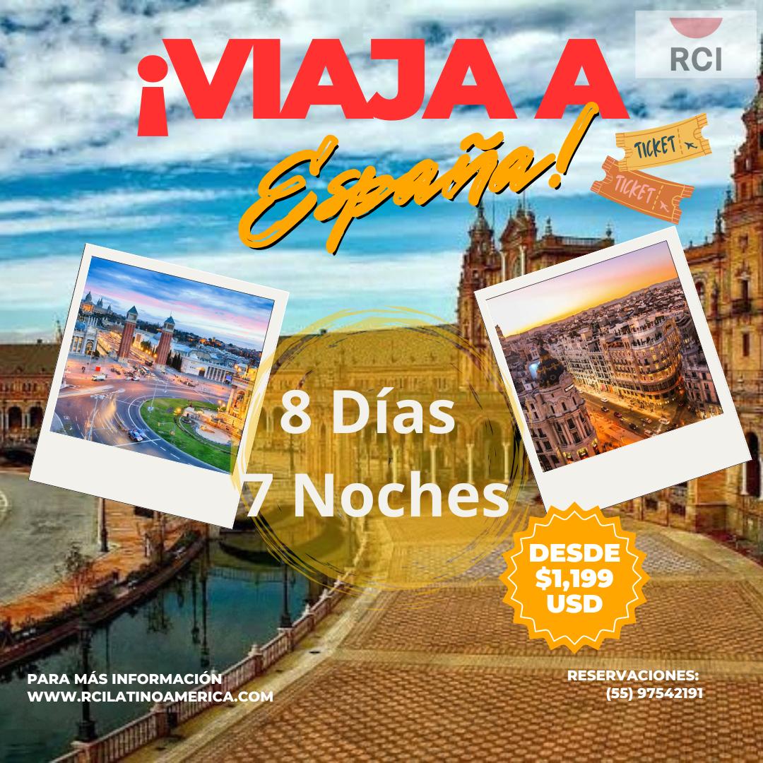 España - 8 días 7 noches desde $1,199 USD