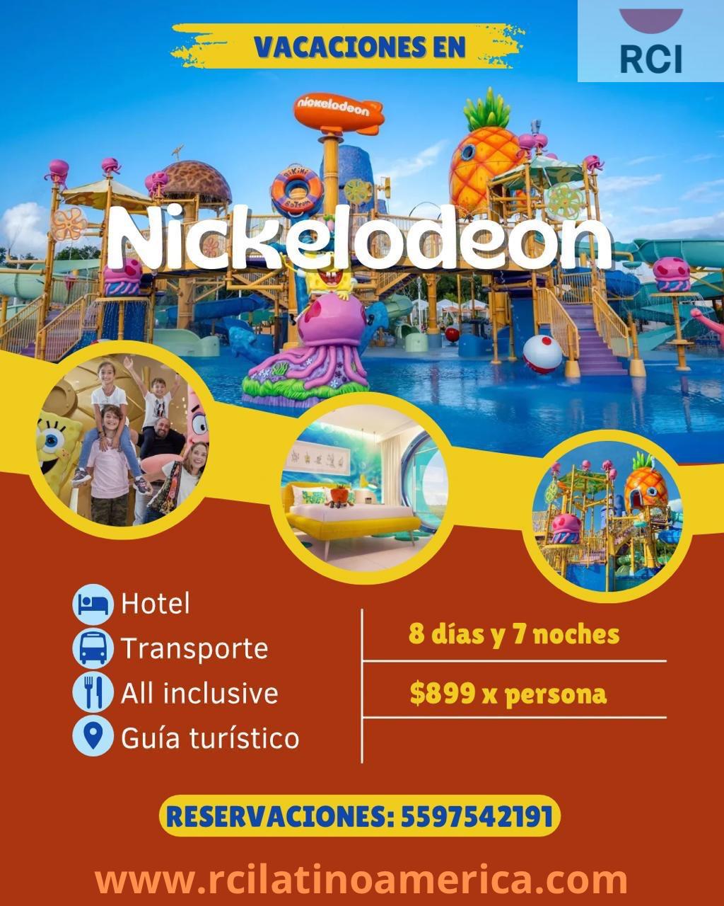Nickelodeon - 8 días 7 noches desde $899 USD