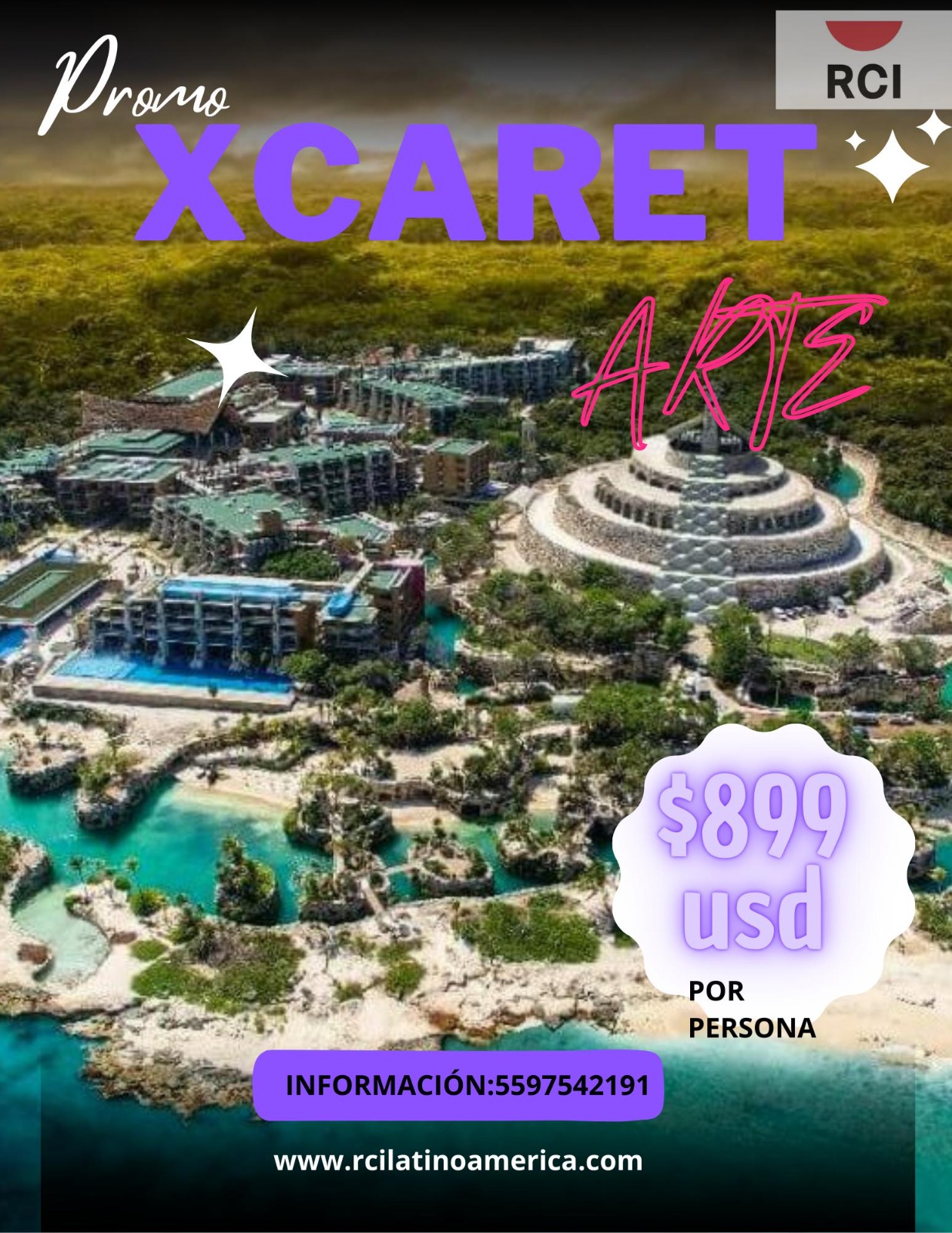Xcaret - desde $899 USD por persona
